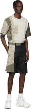 Feng Chen Wang Black Paneled Shorts