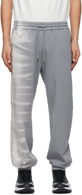 Feng Chen Wang Grey Tie-Dye Lounge Pants - Feng Chen Wang Grey Grey Teame Lounge Pants - 풍수 왕 회색 넥타이 염료 라운지 바지