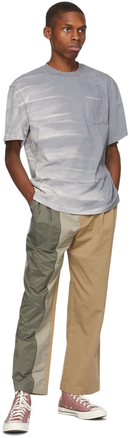 Feng Chen Wang Grey Tie-Dye T-Shirt