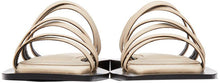 Flat Apartment Beige Wide Sole Strappy Sandals