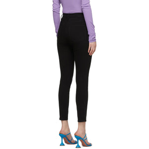 Frame Black Ali High-Rise Cigarette Jeans