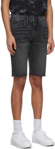 Frame Black 'L'Homme' Cut Off Shorts