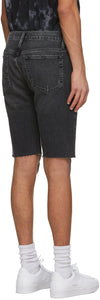 Frame Black 'L'Homme' Cut Off Shorts