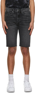 Frame Black 'L'Homme' Cut Off Shorts - Cadre noir 'l'Homme' coupé des shorts - 프레임 블랙 'L'homme '반바지를 자르십시오