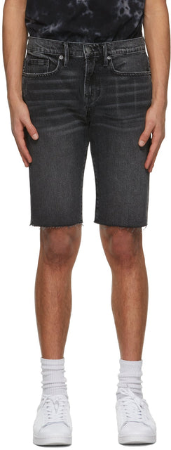 Frame Black 'L'Homme' Cut Off Shorts - Cadre noir 'l'Homme' coupé des shorts - 프레임 블랙 'L'homme '반바지를 자르십시오