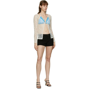 Frame Black 'Le Cutoff' Rolled Shorts