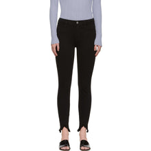 Frame Black 'Le High Skinny' Double Triangle Jeans
