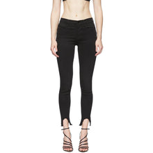 Frame Black 'Le High Skinny' Stiletto Hem Jeans