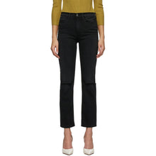 Frame Black 'Le High Straight' Jeans - Cadre noir 'le haut droit' jeans ' - 프레임 블랙 '르 하이 스트레이트'청바지