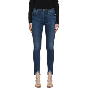 Frame Blue 'Le High Skinny' Jeans - Cadre bleu 'Le High Skinny' Jeans - 프레임 블루 '르 높은 스키니'청바지