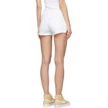 Frame White 'Le Cut Off' Tulip Hem Shorts