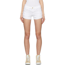 Frame White 'Le Cut Off' Tulip Hem Shorts - Cadre blanc "Le coupé" ourlet ourlet de tulipe - 프레임 화이트 '르 컷 오프'튤립 밑단 반바지