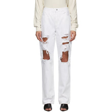 Frame White Rumpled 'Le Hollywood' Jeans - Cadre blanc froissé 'Le Hollywood' Jeans - 프레임 흰색 rumpled 'le 할리우드'청바지