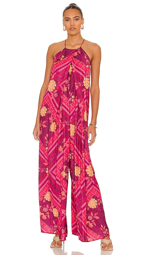 Free People Luca Jumpsuit in Fuchsia Free People Luca Suit en fuchsia Free People Luca连身裤在紫红色