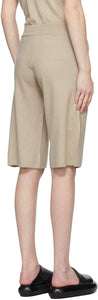 Frenckenberger Beige Cashmere Adi Shorts