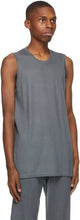 Frenckenberger Grey Cashmere Muscle Tank Top