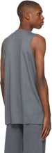 Frenckenberger Grey Cashmere Muscle Tank Top