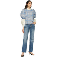 GANNI Blue Mid-Waist Relaxed Jeans