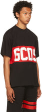 GCDS Black Band Logo T-Shirt