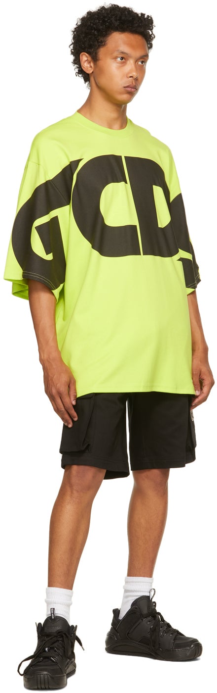 GCDS Green Macro Logo T-Shirt