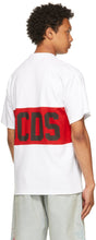 GCDS White Band Logo T-Shirt