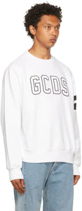 GCDS White Logo Sweatshirt