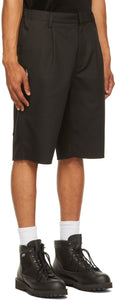 GR10K Black Klopman Ring Patch Shorts