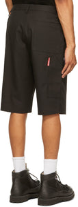 GR10K Black Klopman Ring Patch Shorts