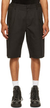 GR10K Black Klopman Ring Patch Shorts - Short de raccord de raccord de Klopman noir Gr10K - GR10K 검은 색 Klopman 링 패치 반바지