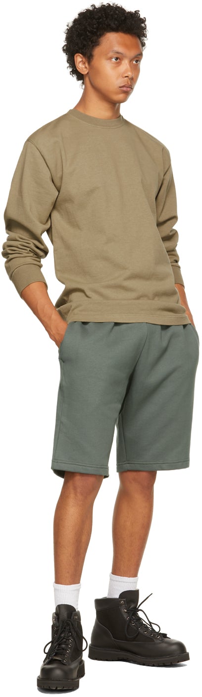 GR10K Green Fleece Factory Shorts