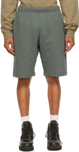 GR10K Green Fleece Factory Shorts - Short d'usine de polaire vert GRA10K - GR10K 그린 플리스 공장 반바지