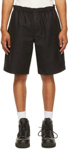 GR10K Grey Brushed Wool Shorts - Short de laine brossé gris grift gris - GR10K 회색 브러시 양모 반바지