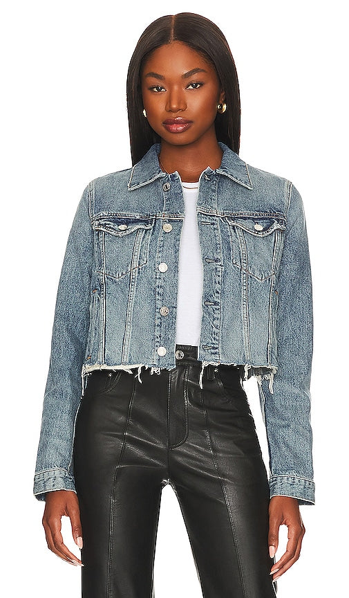 GRLFRND Cara Jacket in Blue GRLFRnd Cara Veste en bleu 蓝色的Grlfrnd Cara夹克