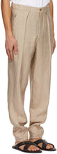 Giorgio Armani Beige Gabardine Casual Trousers