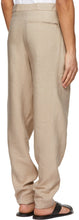 Giorgio Armani Beige Gabardine Casual Trousers