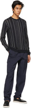 Giorgio Armani Navy Gabardine Cargo Pants