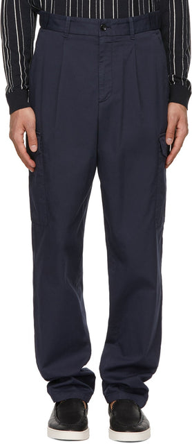 Giorgio Armani Navy Gabardine Cargo Pants - Giorgio Armani Navy Gabardine Cargo Pants - Giorgio Armani 해군 Gabardine Cargo Pants.