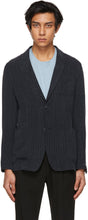 Giorgio Armani Navy Jacquard Braid Design Blazer - Giorgio Armani Navy Jacquard Braid Design Blazer - 조르지오 아르마니 해군 자카드 브레이드 디자인 블레이저