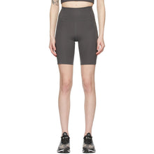 Girlfriend Collective Grey High-Rise Bike Shorts - Short de vélo de grande hauteur gris de petite amie collective - 여자 친구 집단 회색 고층 자전거 반바지