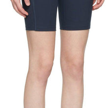 Girlfriend Collective Navy High-Rise Bike Shorts