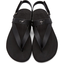 Giuseppe Zanotti Black Hydra Sandals