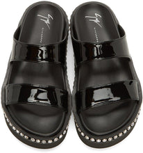 Giuseppe Zanotti Black Jolanda Crystal Sandals