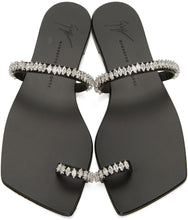 Giuseppe Zanotti Black Marzia Ring Sandals