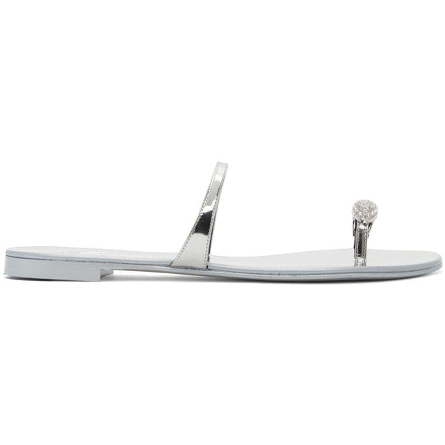 Giuseppe Zanotti Silver Ring Sandals - Giuseppe Zanotti Sandals en argent Sandals - Giuseppe Zanotti 실버 반지 샌들