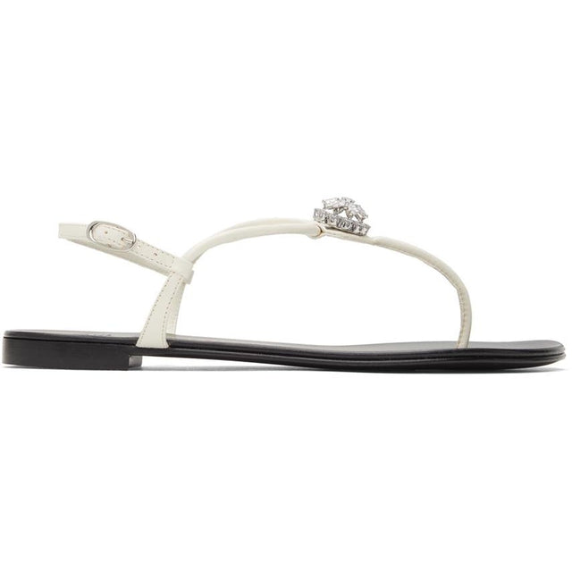 Giuseppe Zanotti White Sphera Sandals - Sandales Sandales Sphera White Giuseppe Zanotti - Giuseppe Zanotti White Sphera Sandals.