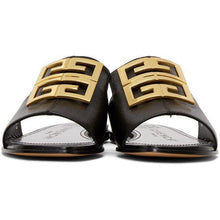 Givenchy Black 4G Flat Mules