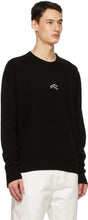 Givenchy Black Cashmere Embroidered Refracted Sweater