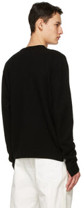 Givenchy Black Cashmere Embroidered Refracted Sweater