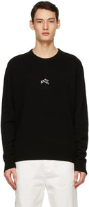 Givenchy Black Cashmere Embroidered Refracted Sweater - Pull réfragé réfracté brodé Givenchy Black Cachemire - 지방시 블랙 캐시미어 수 놓은 굴절 스웨터