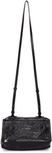 Givenchy Black Crinkled Mini Pandora Bag - Sac mini pandora à froissé noire Givenchy - Givenchy Black Crinkled Mini Pandora Bag.